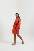 Stripes Dress With Belt - CiceroniDressesLabel Sugar