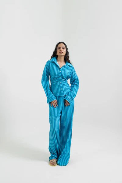 Stripes Tappered Shirt - CiceroniWomen ShirtsLabel Sugar