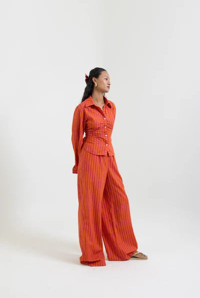 Stripes Tappered Shirt - CiceroniWomen ShirtsLabel Sugar