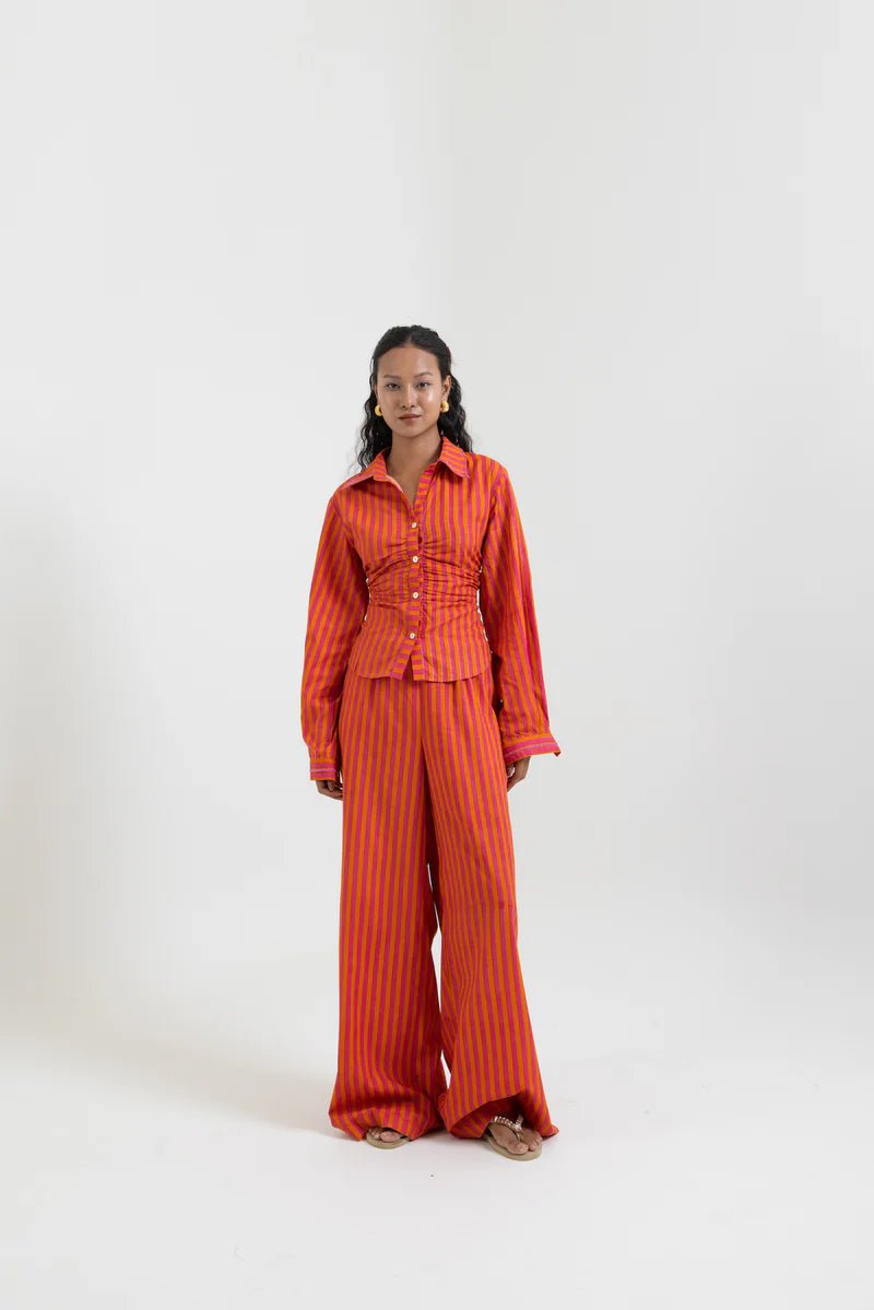 Stripes Tappered Shirt - CiceroniWomen ShirtsLabel Sugar