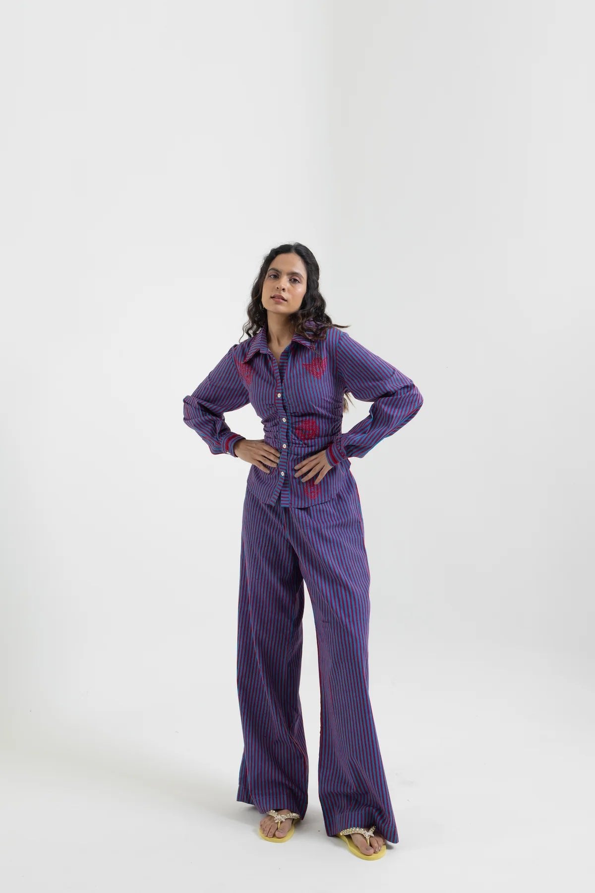 Stripes Tappered Shirt - CiceroniWomen ShirtsLabel Sugar