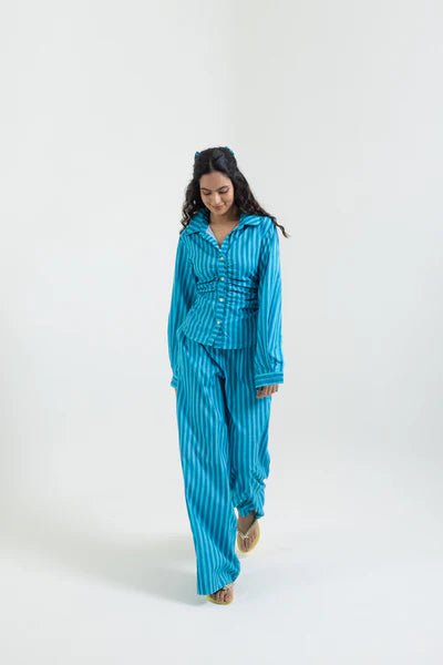 Stripes Tappered Shirt - CiceroniWomen ShirtsLabel Sugar