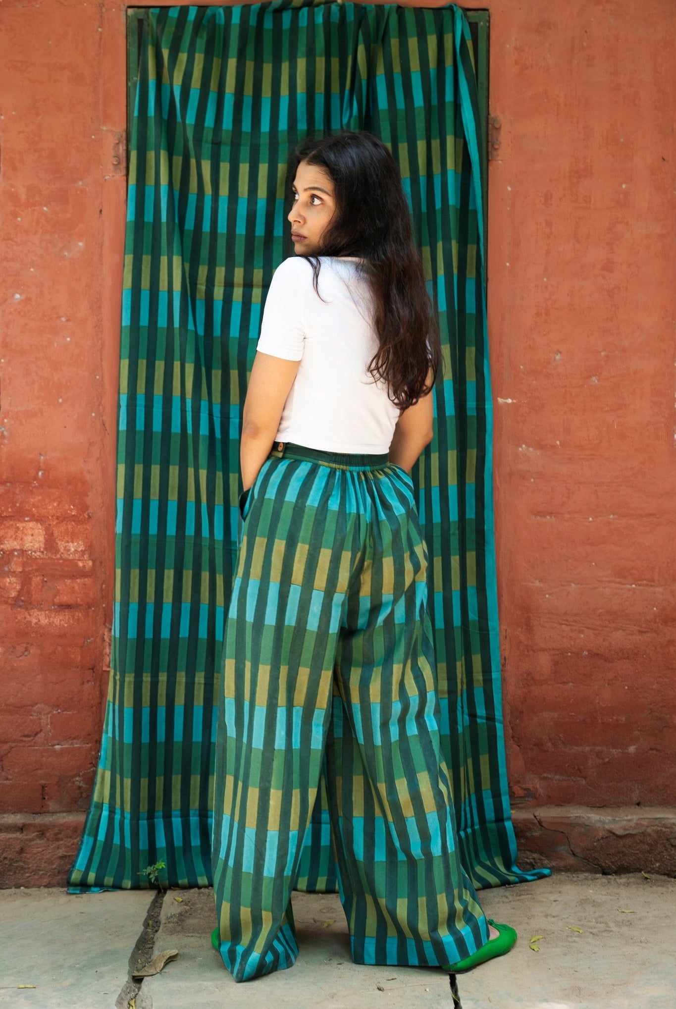 Studio 54 Pant - Forest Green - CiceroniWomen PantsShaivyaa