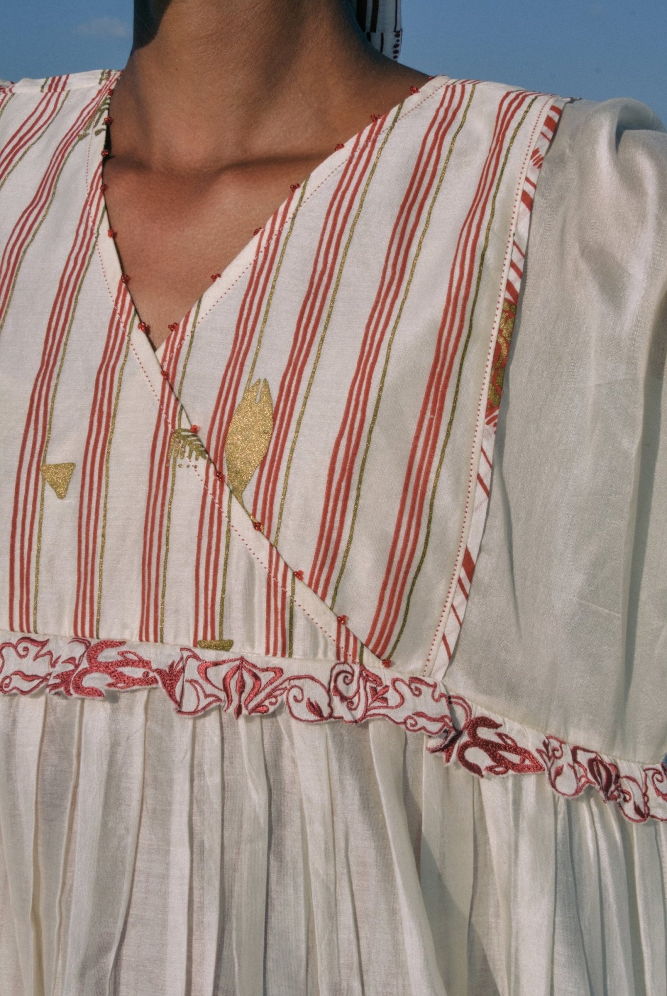 Su Mon Square Sleeve Dress - CiceroniDressesAhmev