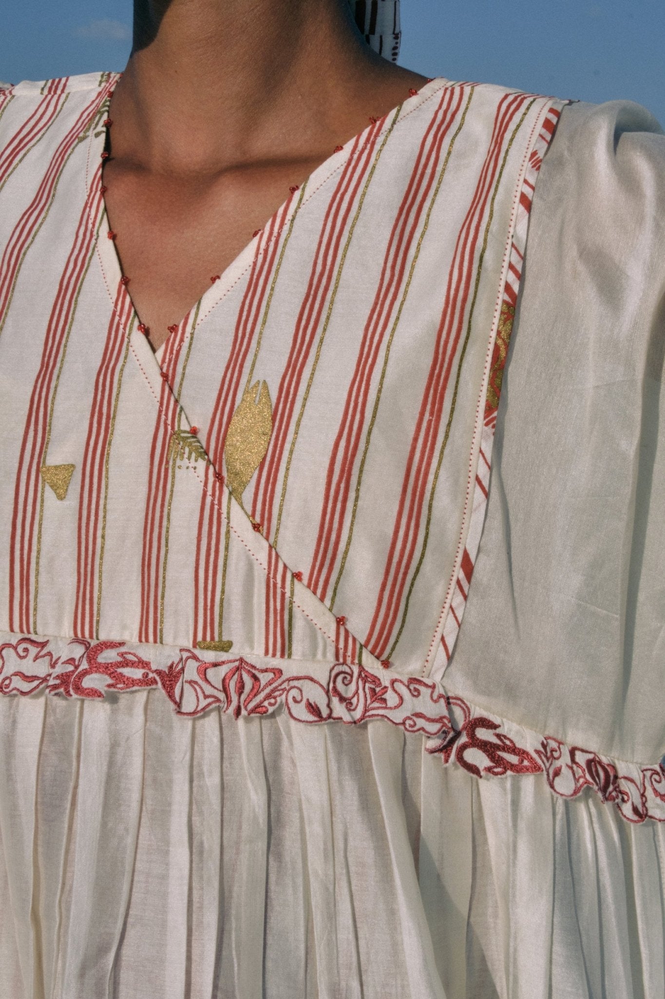 Su Mon Square Sleeve Dress - CiceroniDressesAhmev