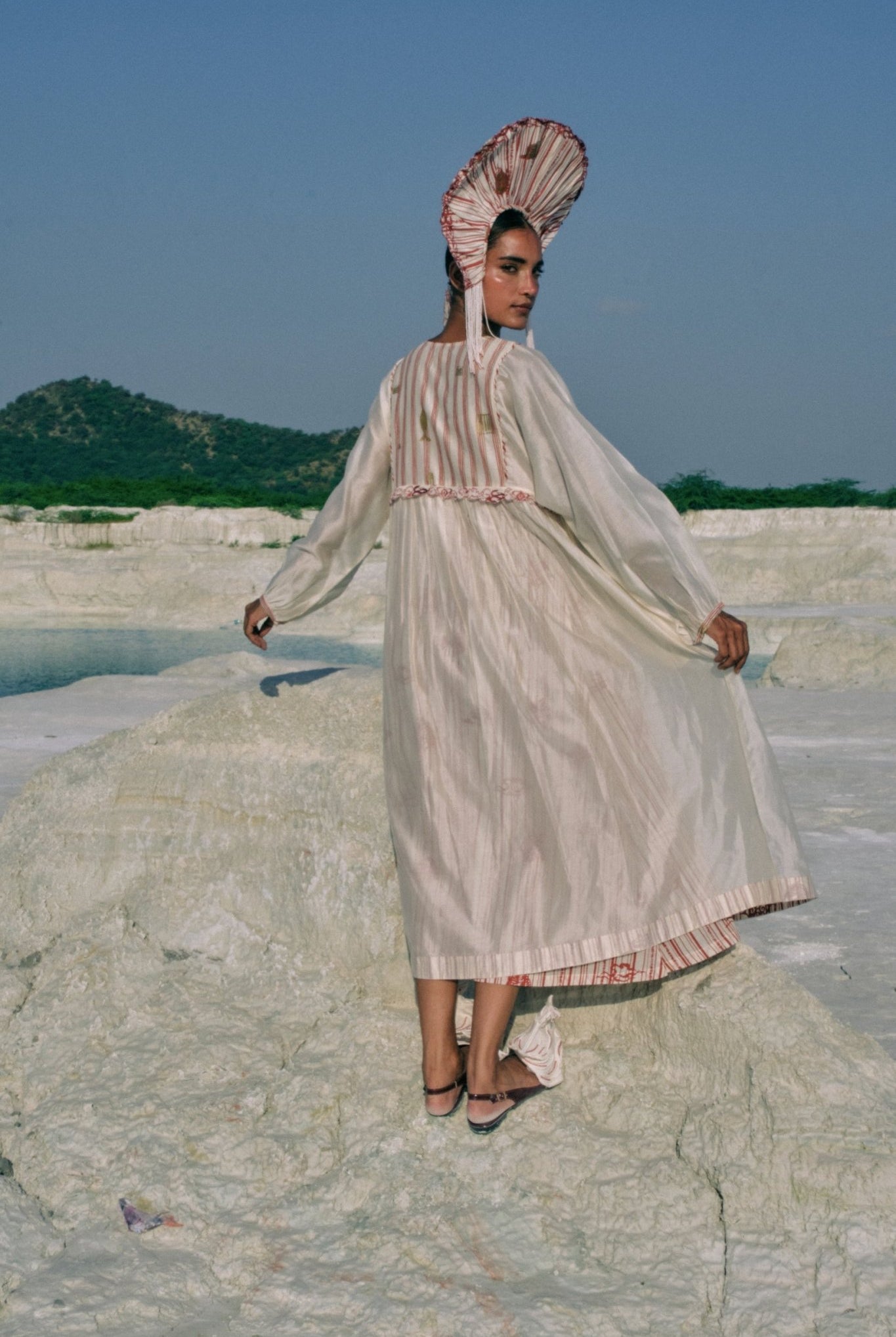 Su Mon Square Sleeve Dress - CiceroniDressesAhmev