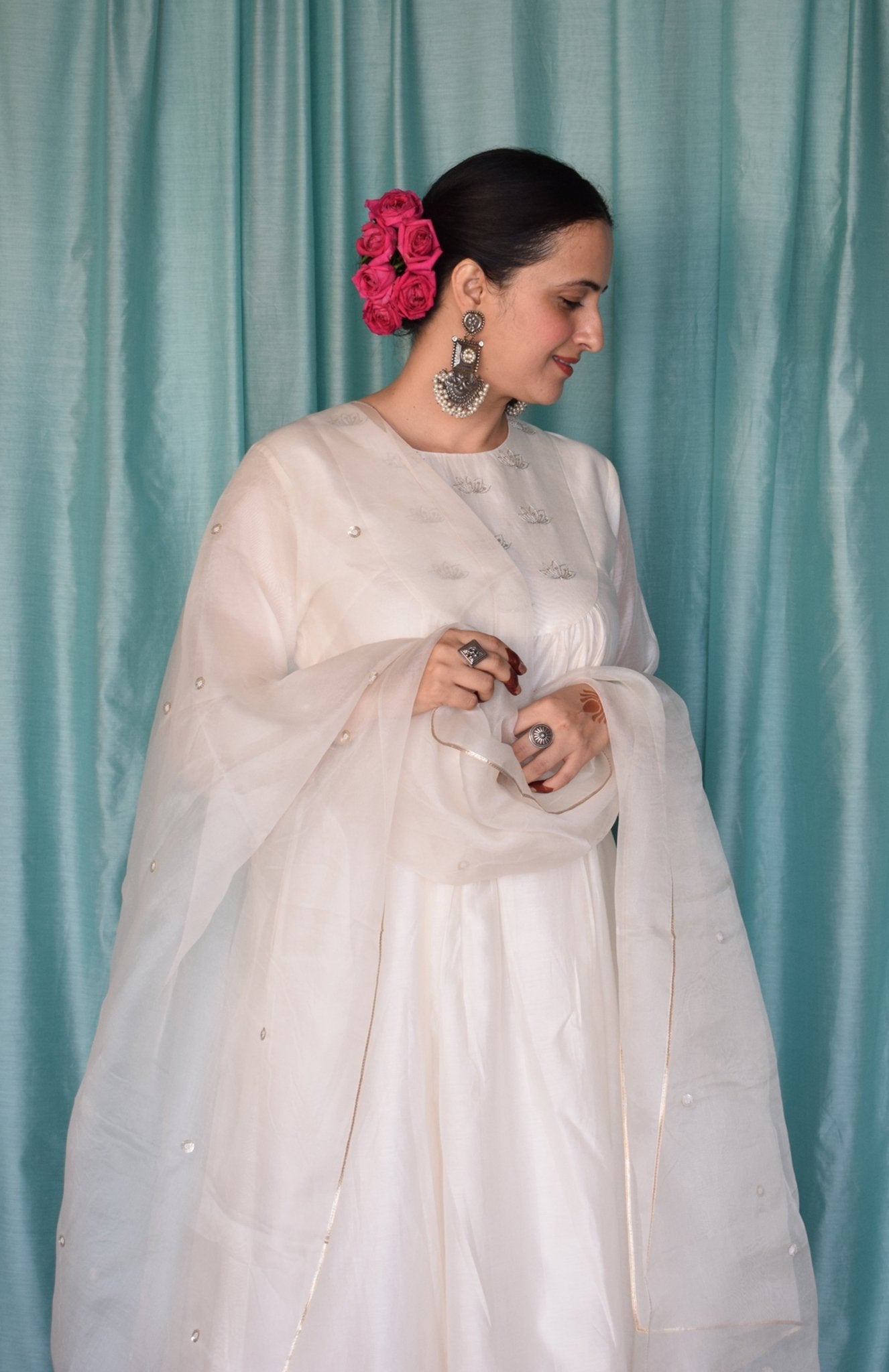 Sufi Chanderi Set - CiceroniKurta Set, Festive wearHouse of Moxa
