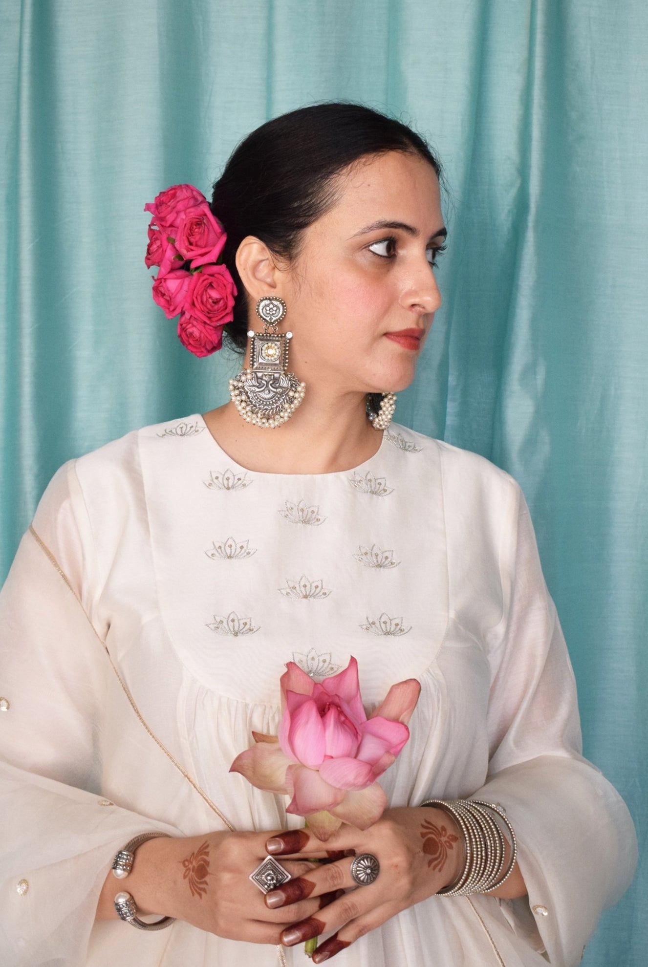 Sufi Chanderi Set - CiceroniKurta Set, Festive wearHouse of Moxa