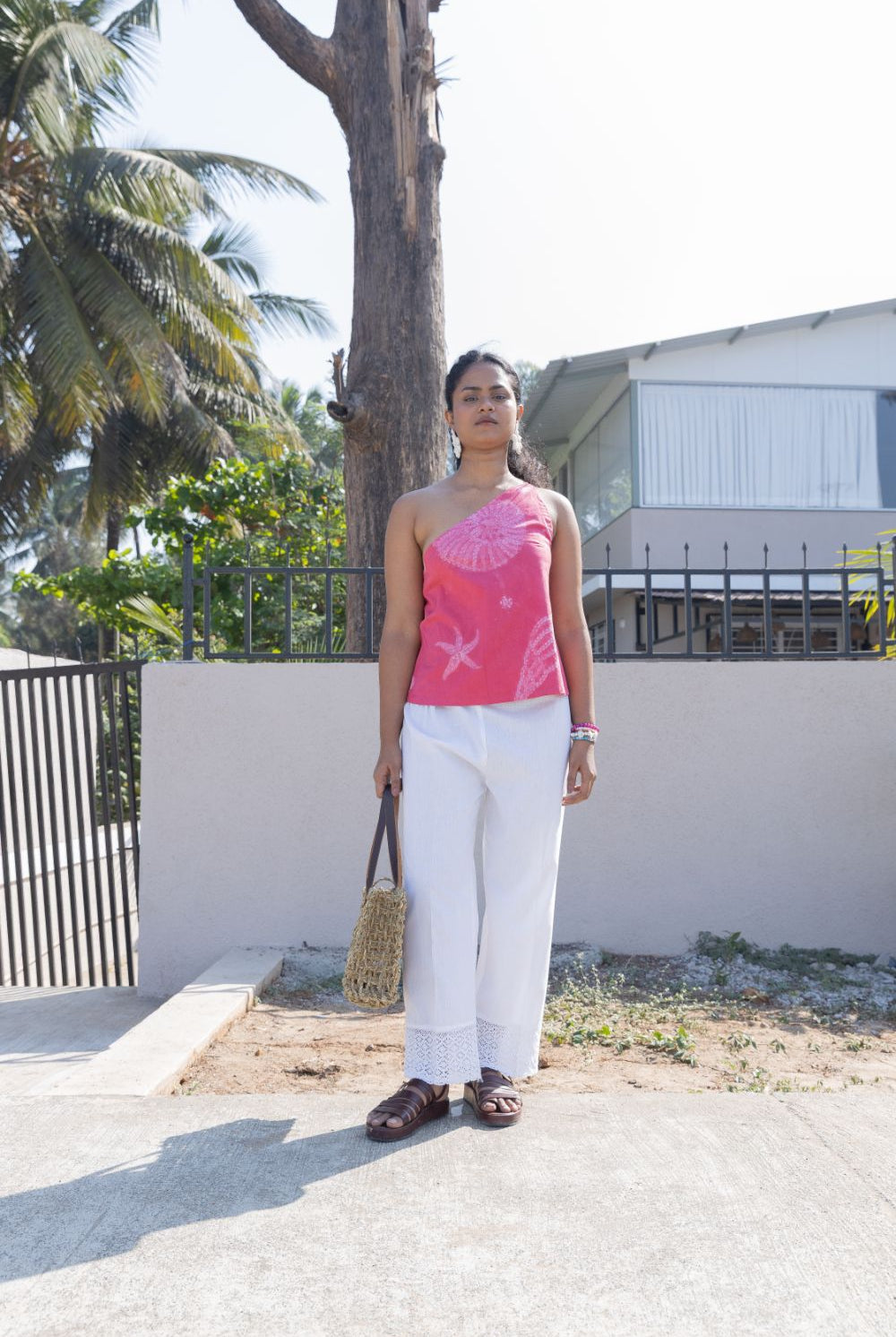 Sun - Kissed Shoulder Top - CiceroniTopsAnushé Pirani