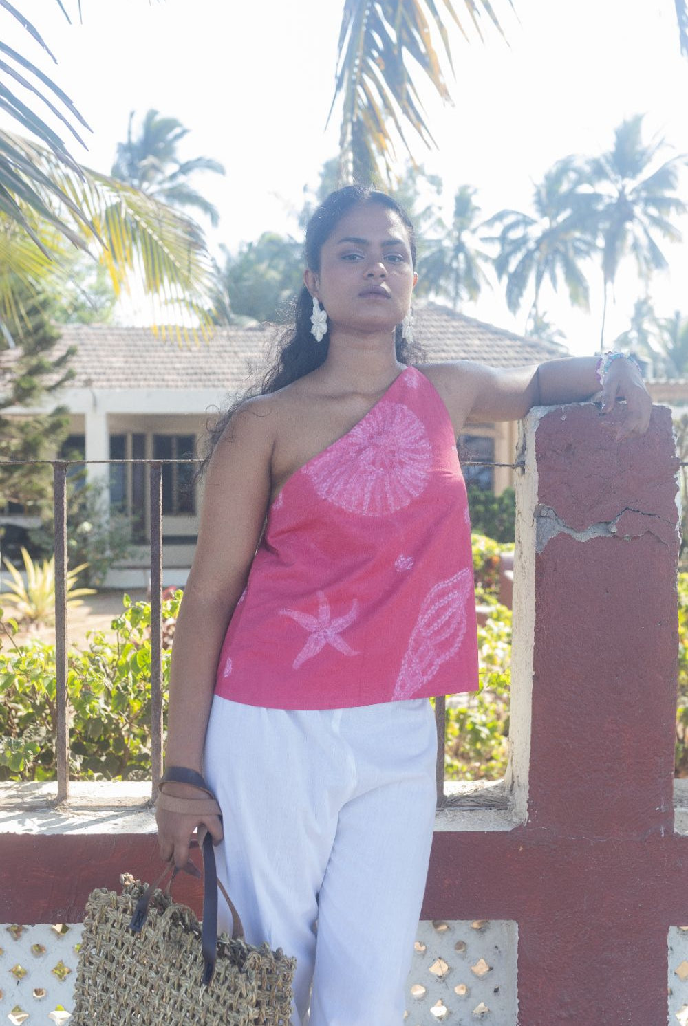 Sun - Kissed Shoulder Top - CiceroniTopsAnushé Pirani