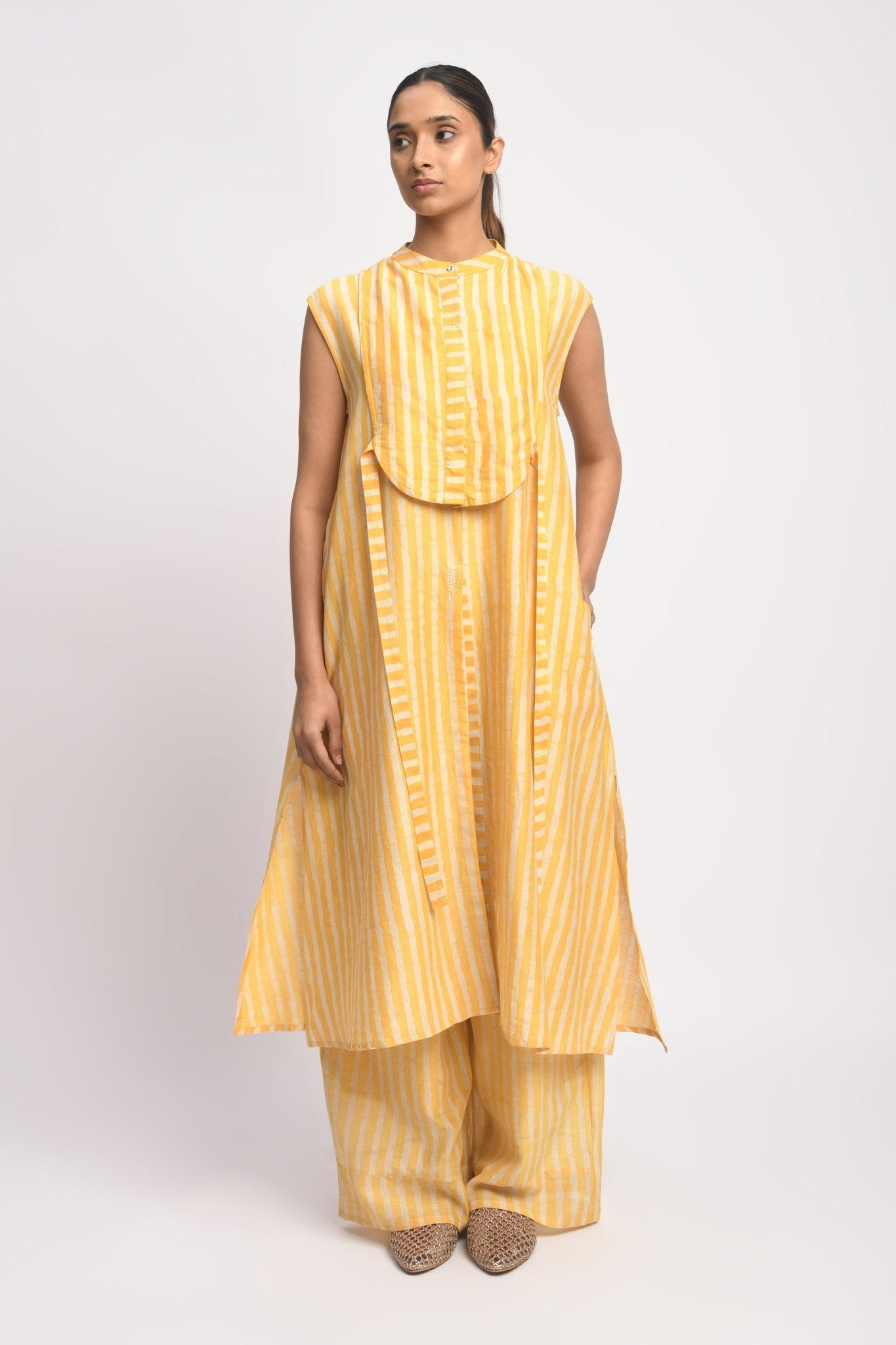 Sun Stripe Co - ord Set - CiceroniKurta Set, Everyday WearJayati Goenka