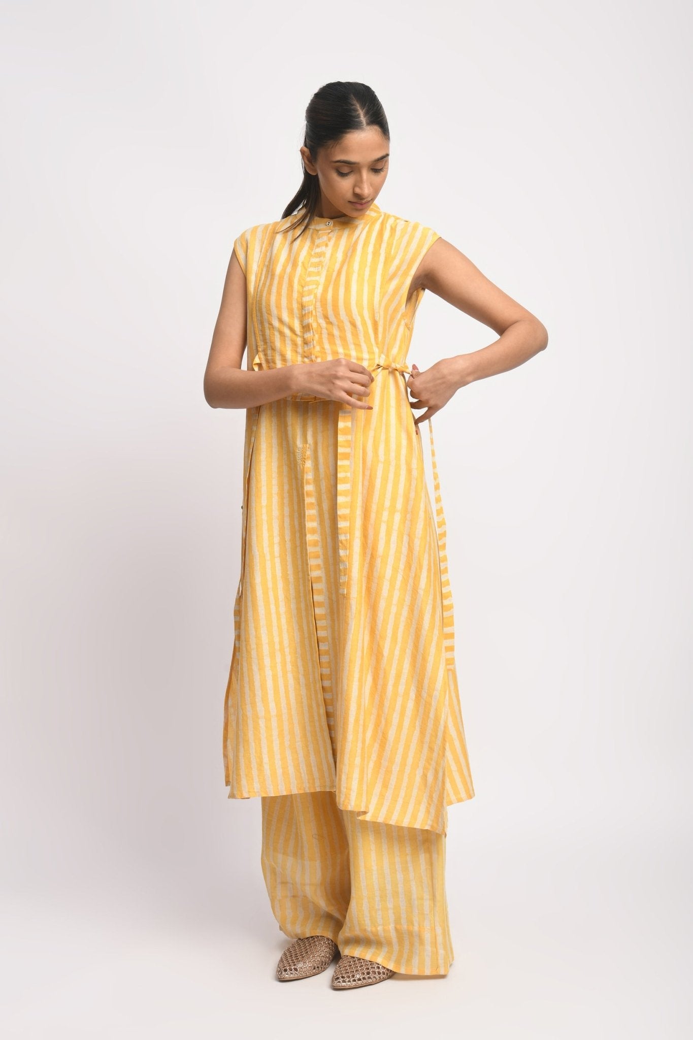 Sun Stripe Co - ord Set - CiceroniKurta Set, Everyday WearJayati Goenka