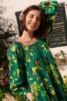 Sunday Dress In Hera Print - CiceroniDressesHappi Space