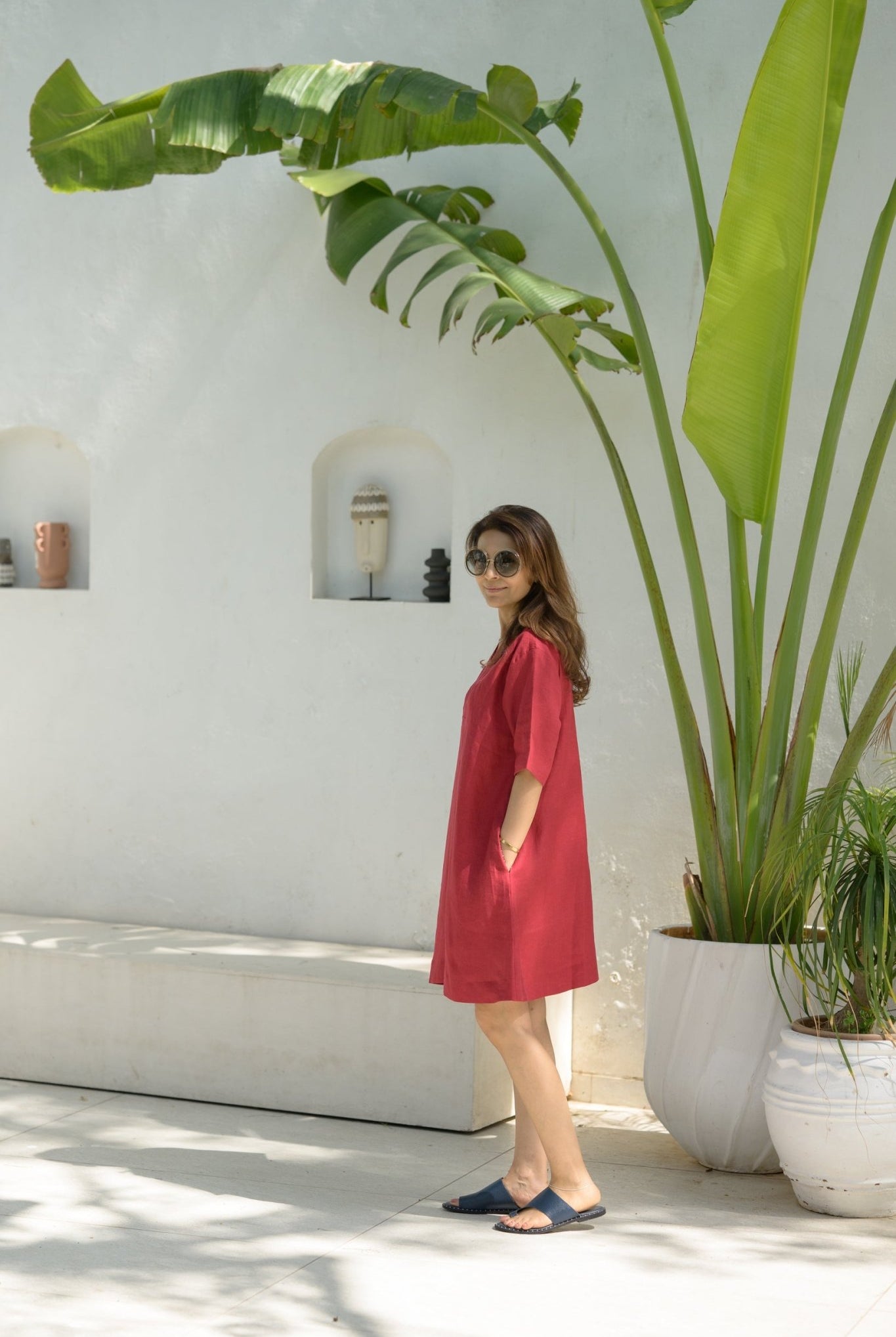 Sundown Palm Dressss - CiceroniDressesZanzibar Living