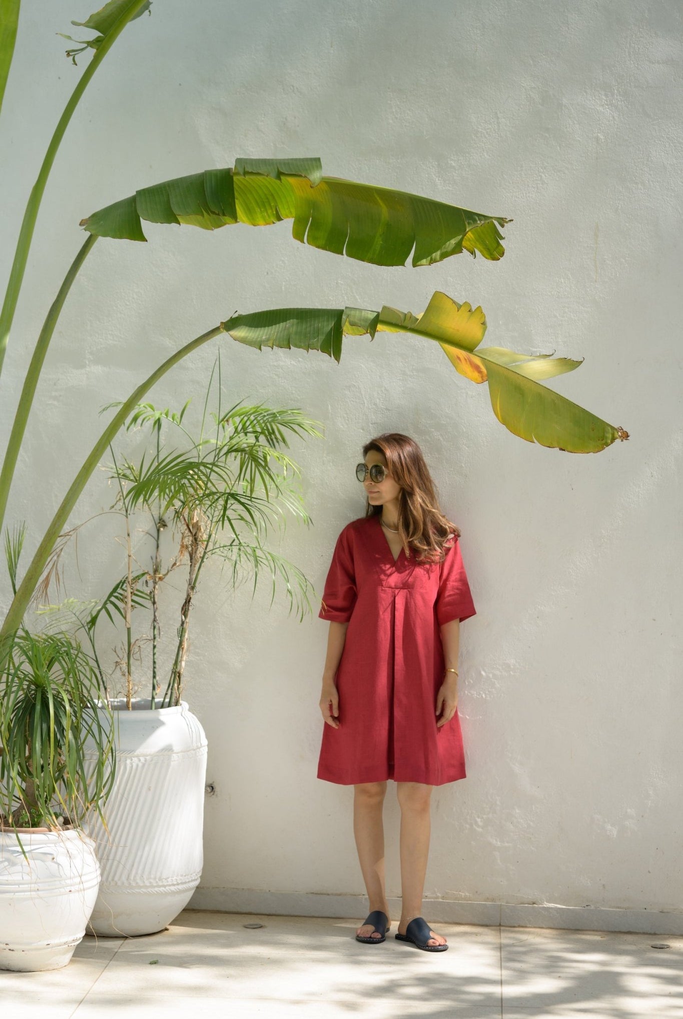 Sundown Palm Dressss - CiceroniDressesZanzibar Living