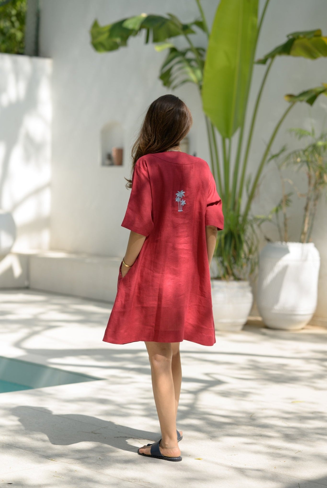 Sundown Palm Dressss - CiceroniDressesZanzibar Living