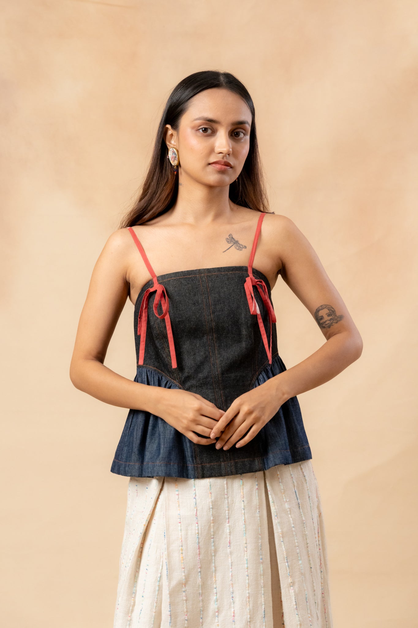 Sunhat Spell Denim Top - CiceroniTopDoodlage