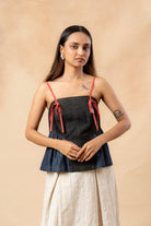 Sunhat Spell Denim Top - CiceroniTopDoodlage