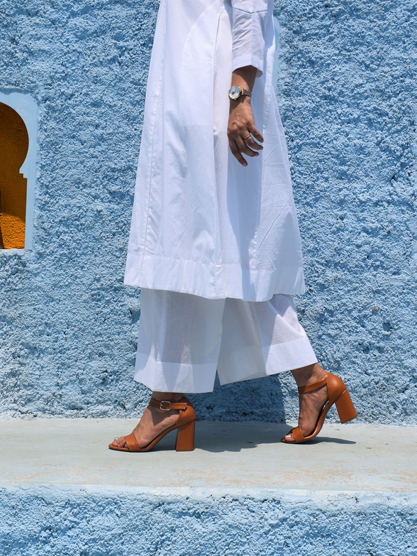 Sunkissed White and Black Basic Pyjama - Set of 2 - CiceroniPantsHouse of Moxa