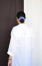 Sunkissed White Anti - fit Kurta with Placket - CiceroniKurta, Everyday WearHouse of Moxa