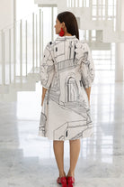 Sunlit Vistas Embroidered Dress - CiceroniDressesSilai Studio