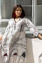 Sunlit Vistas Embroidered Dress - CiceroniDressesSilai Studio