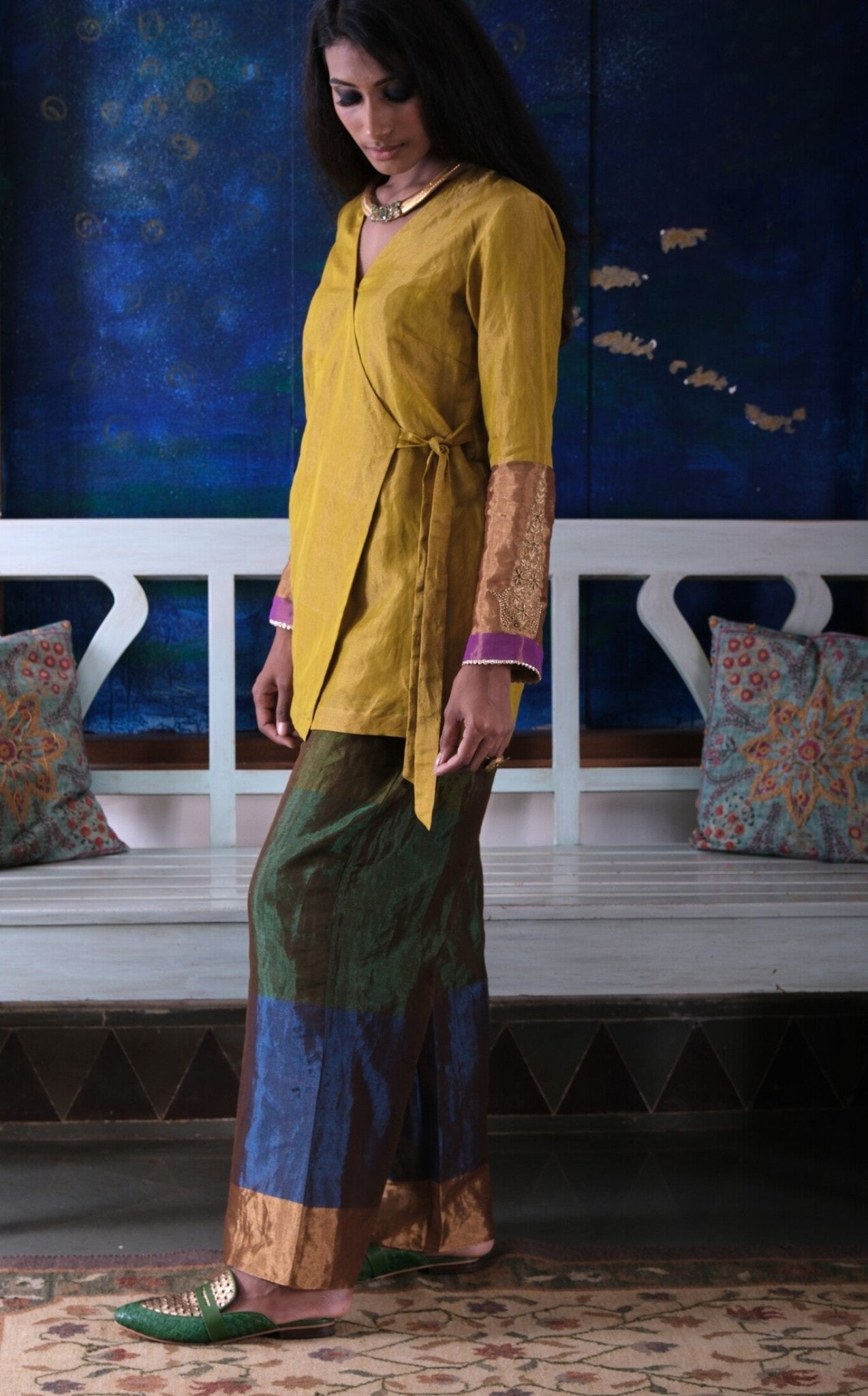 Suvarna Zea Set - CiceroniKurta Set, Festive WearRaga & Co.