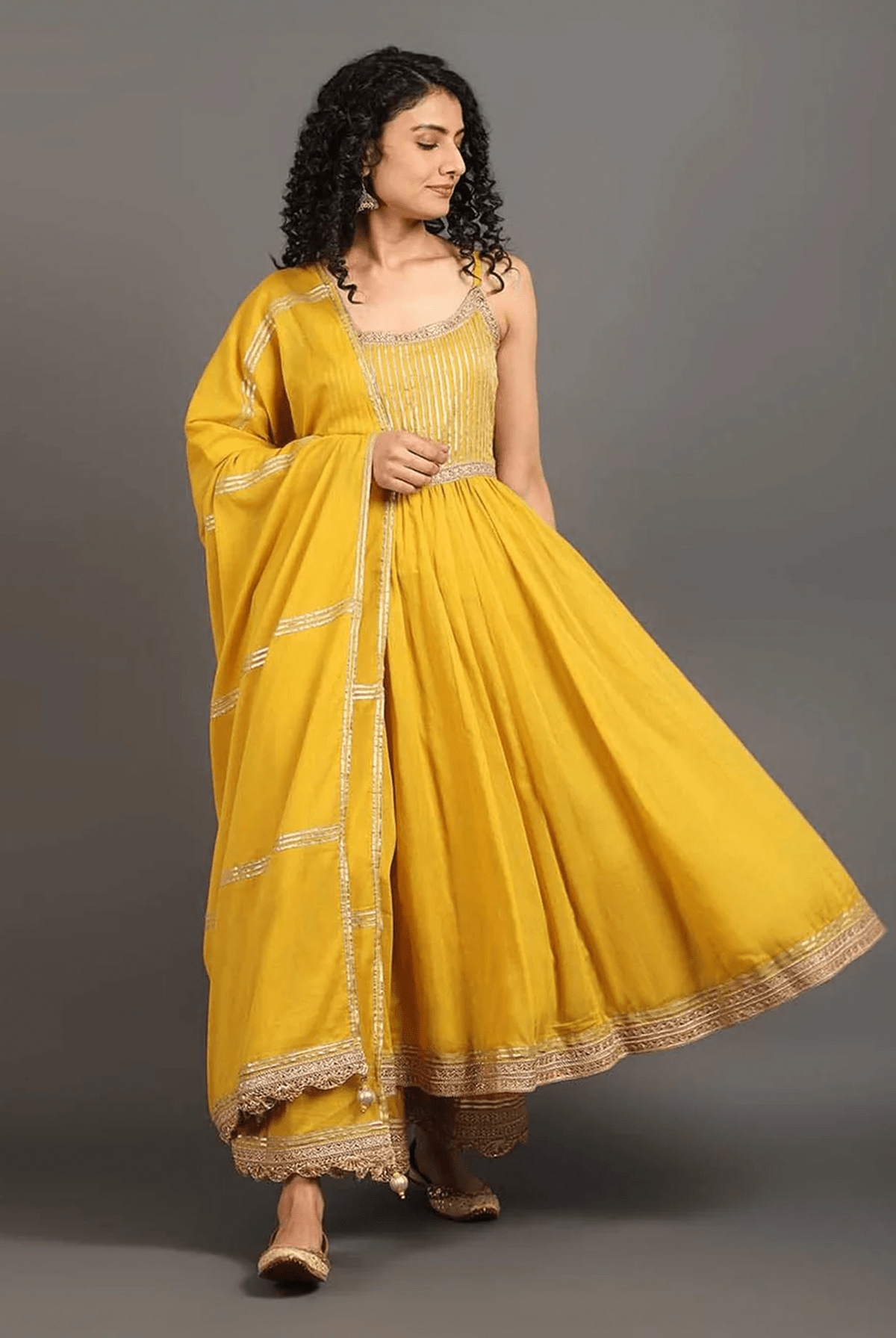Swarn Mohini Anarkali Set - CiceroniKurta Set, Festive WearOmaana