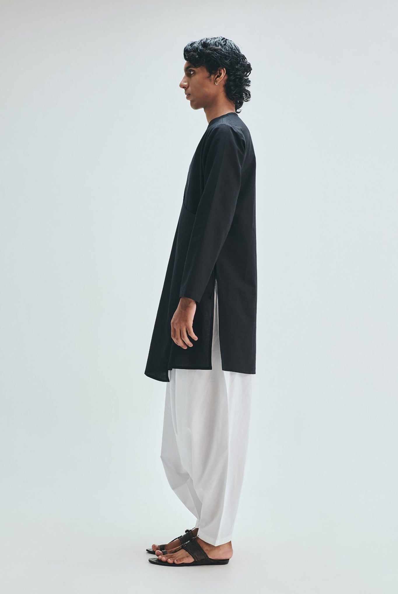 Taj Co-Linen Men's Dhoti Drape Pants - CiceroniDhoti PantsSaphed