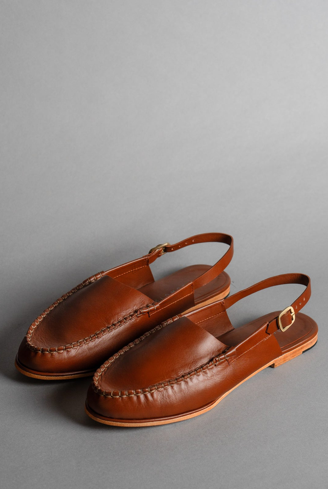 Tan Mule Loafers - Women - CiceroniSandalsSlomotion
