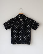 Tara Cotton Black Bandhani Half Sleeve Shirt - CiceroniKurtaLove The World Today