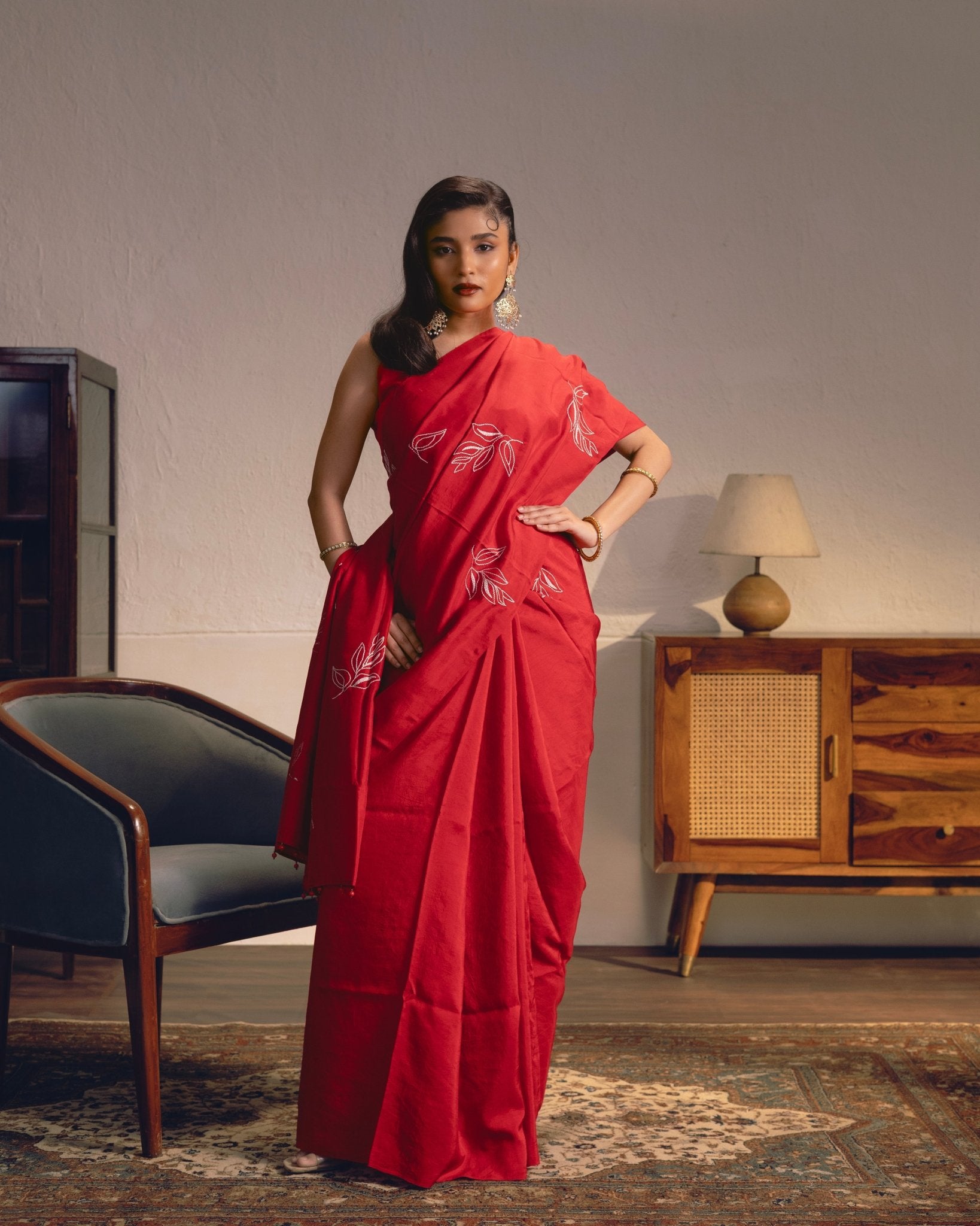 Tarana - Red - CiceroniSareeIra