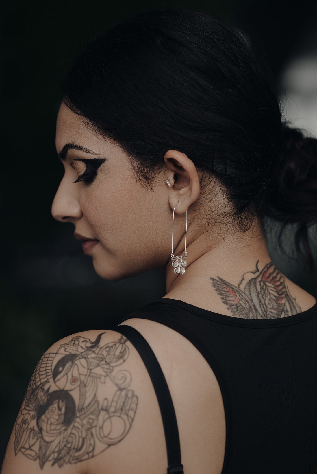 Tarkashi Loop Earrings - CiceroniEarringsBaka