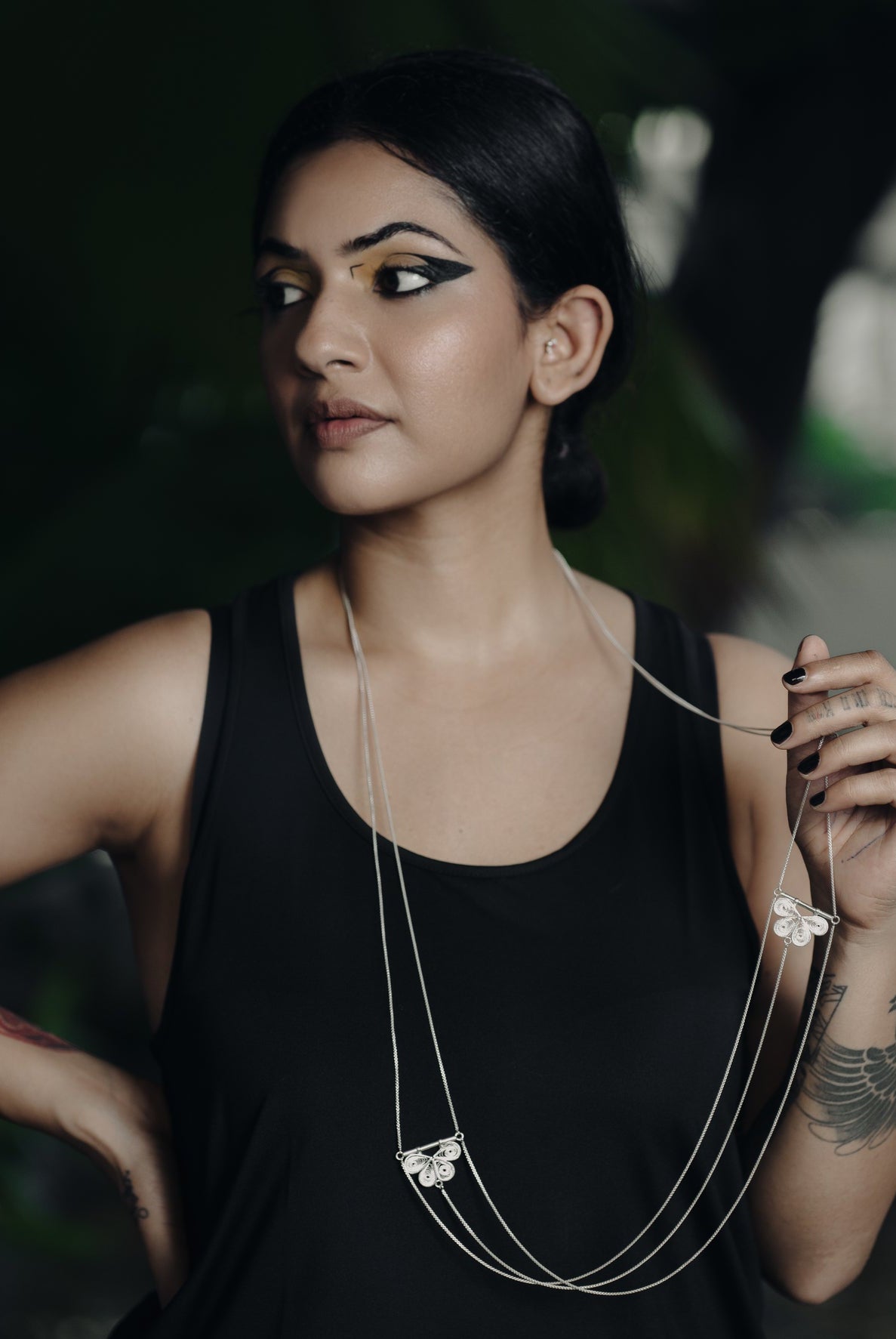 Tarkashi Multi - way Body Chain Necklace - CiceroniNeckpieceBaka