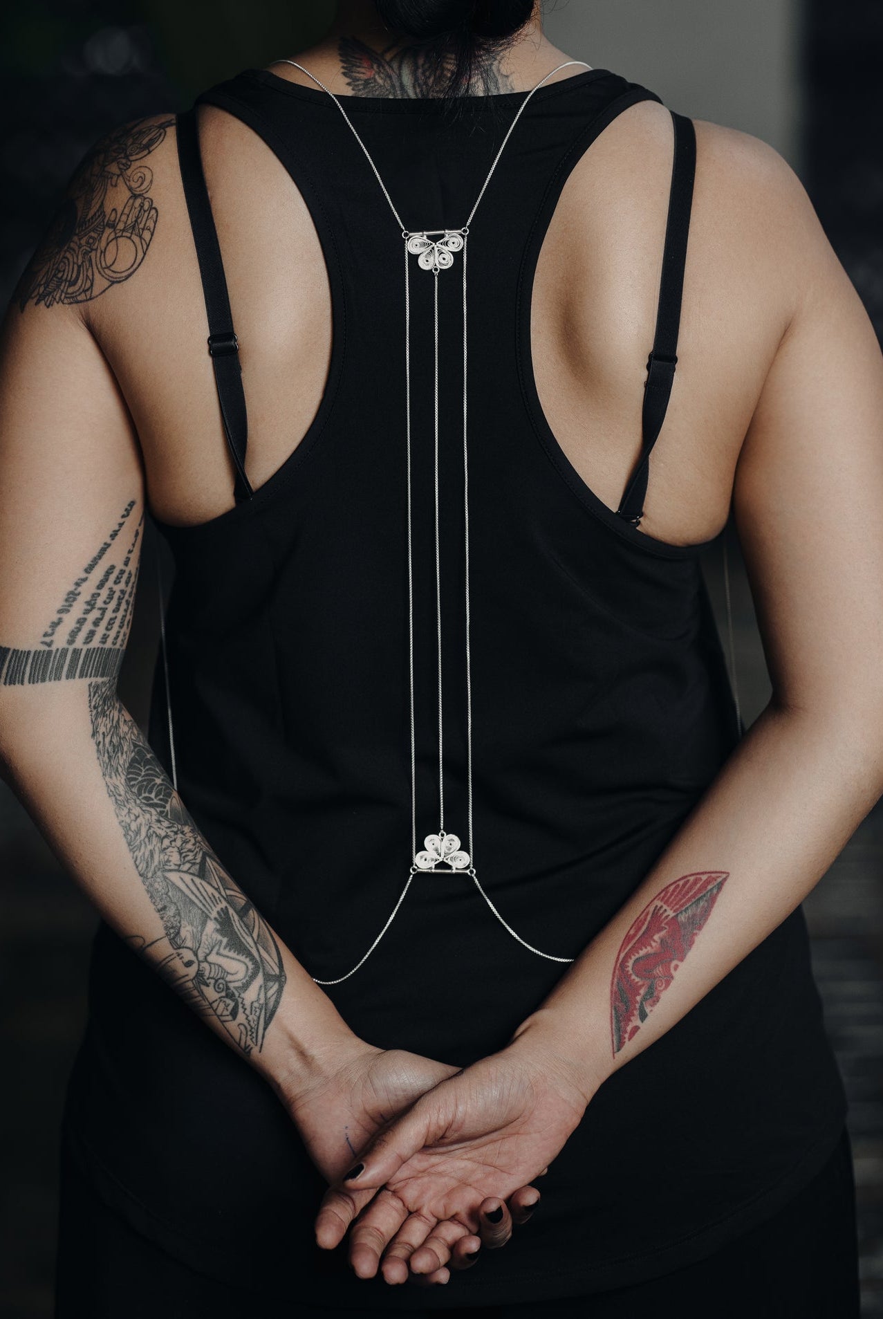 Tarkashi Multi - way Body Chain Necklace - CiceroniNeckpieceBaka