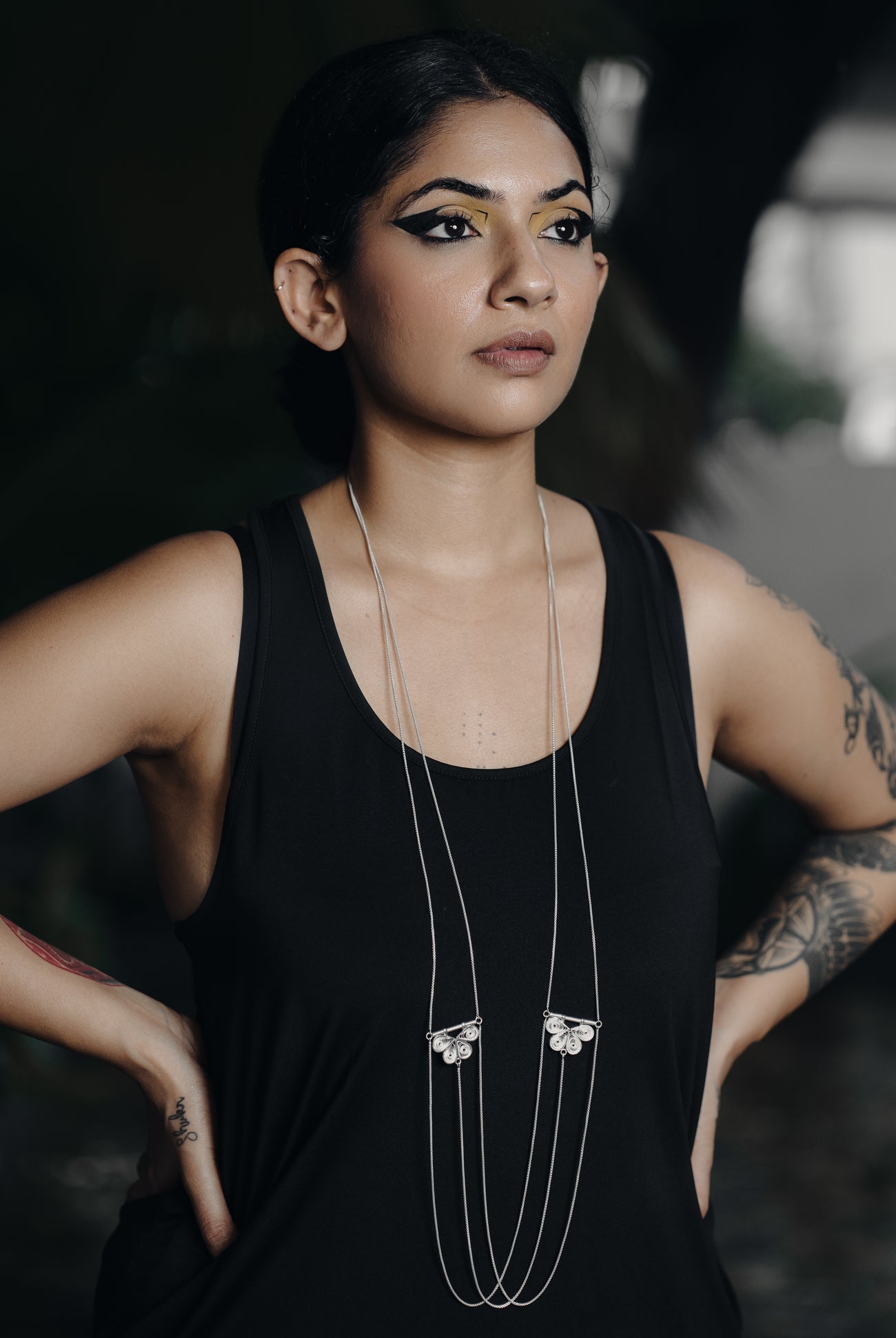 Tarkashi Multi - way Body Chain Necklace - CiceroniNeckpieceBaka