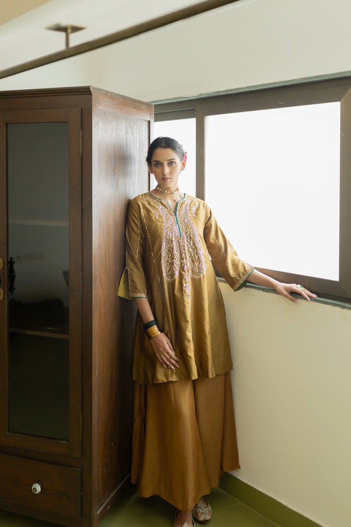 Taruni Paisely Kurta and Palazzos Set - CiceroniKurta Set, Festive WearSilai Studio