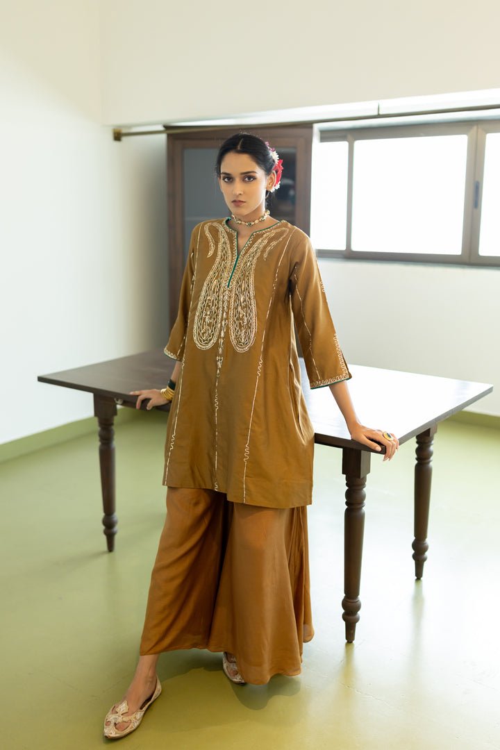 Taruni Paisely Kurta and Palazzos Set - CiceroniKurta Set, Festive WearSilai Studio