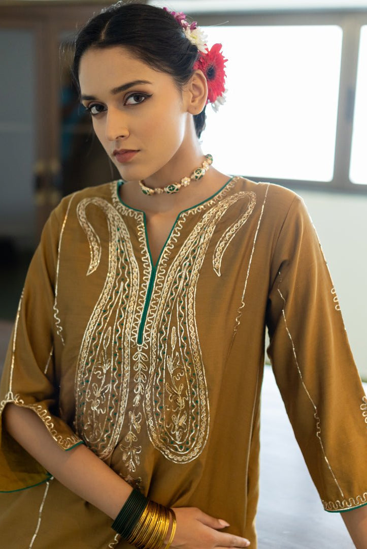 Taruni Paisely Kurta and Palazzos Set - CiceroniKurta Set, Festive WearSilai Studio