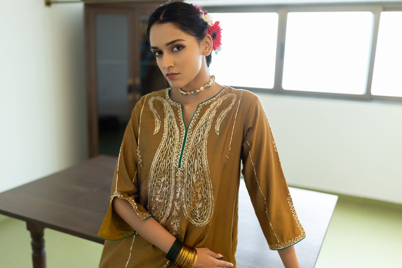 Taruni Paisely Kurta and Palazzos Set - CiceroniKurta Set, Festive WearSilai Studio