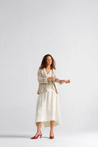 Tea Linen Room Blazer - CiceroniBlazersPaeony