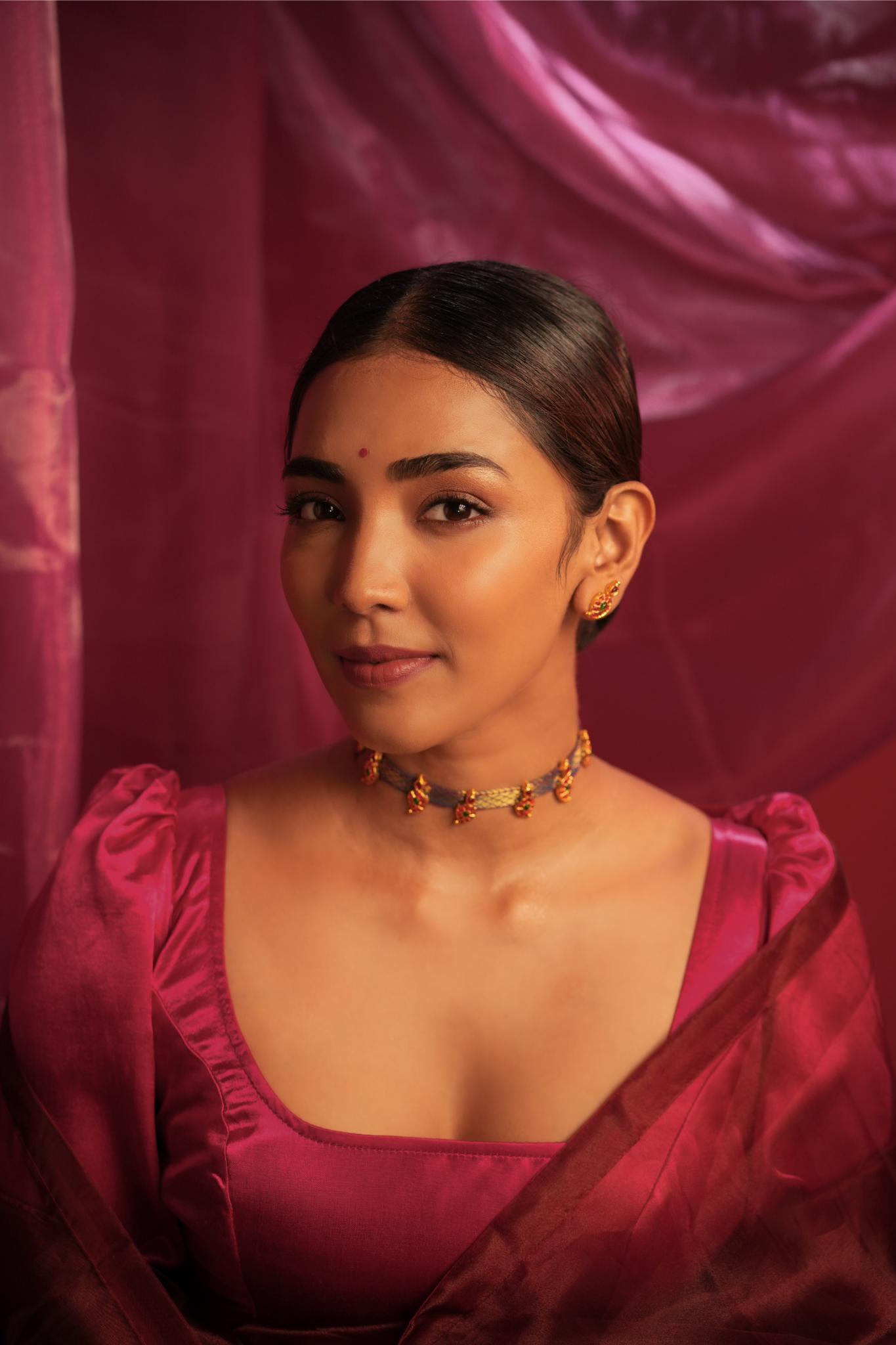 Temple Choker with Brocade - CiceroniChokerAarika