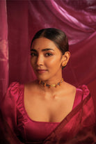 Temple Choker with Brocade - CiceroniChokerAarika