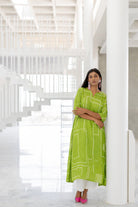 Terra Green Bandhej Silk Kurta Set - CiceroniKurta Set, Everyday WearSilai Studio