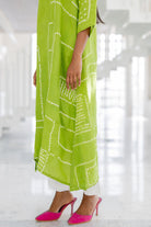Terra Green Bandhej Silk Kurta Set - CiceroniKurta Set, Everyday WearSilai Studio