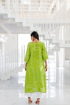 Terra Green Bandhej Silk Kurta Set - CiceroniKurta Set, Everyday WearSilai Studio