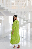 Terra Green Bandhej Silk Kurta Set - CiceroniKurta Set, Everyday WearSilai Studio