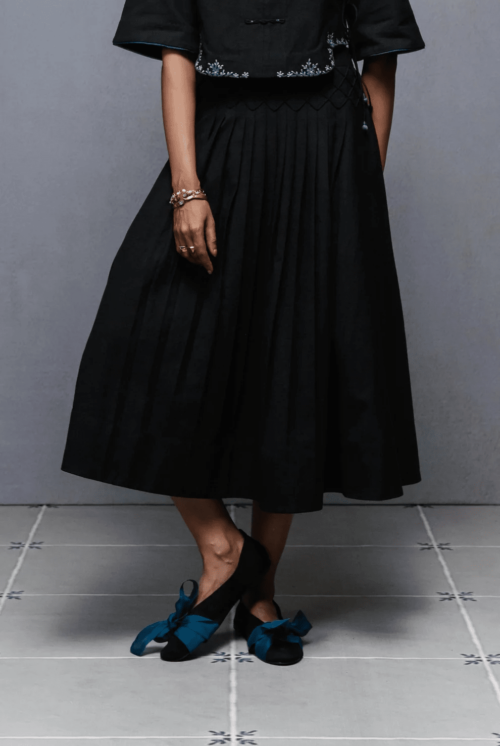 Terra Skirt Black - CiceroniSkirtsSubbah