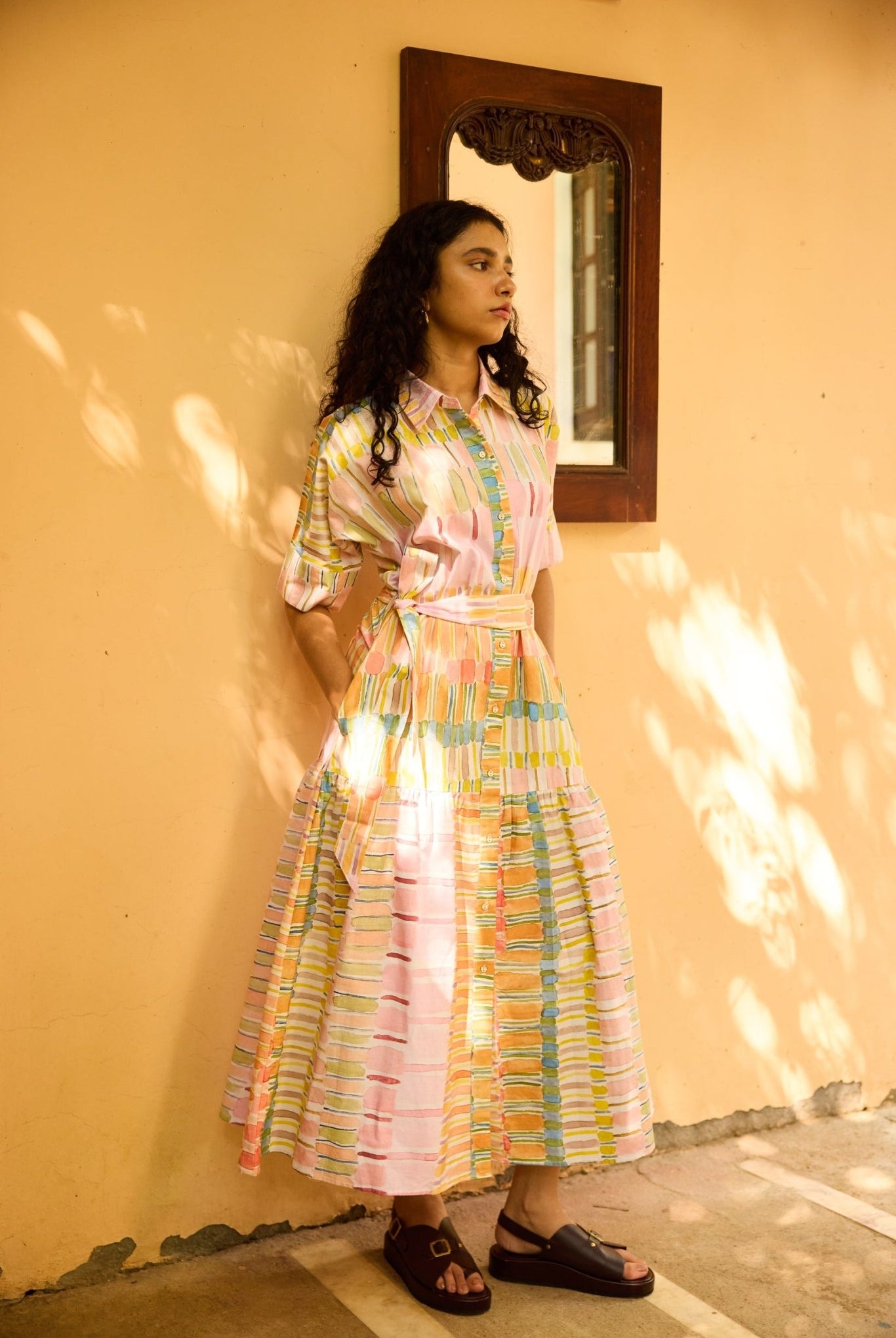 Tessa Maxi Shirt Dress - CiceroniDressesHappi Space