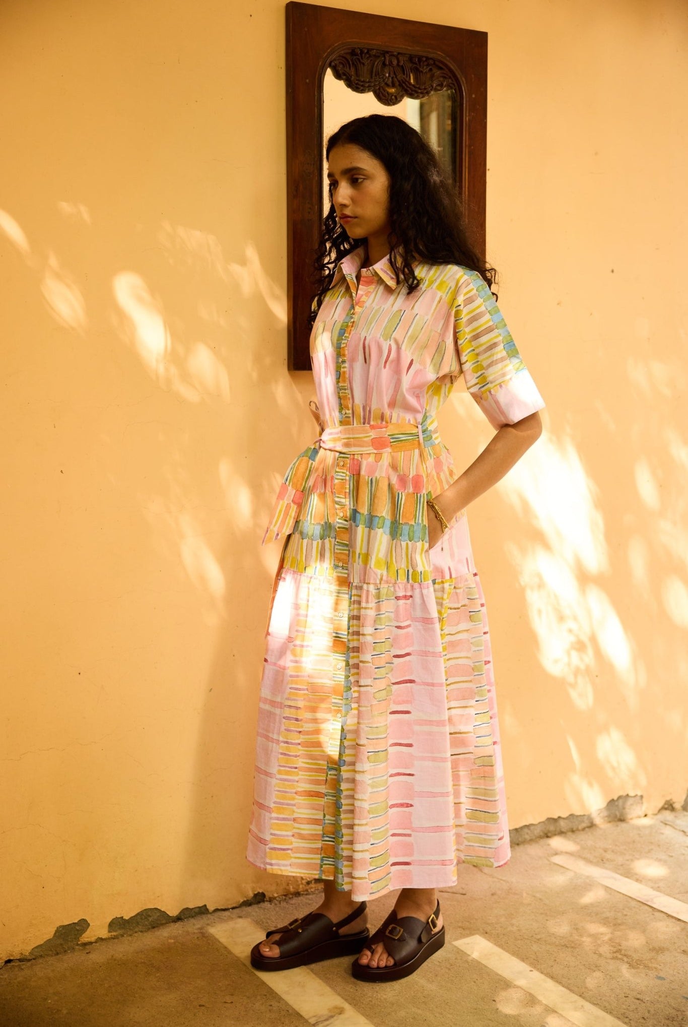 Tessa Maxi Shirt Dress - CiceroniDressesHappi Space